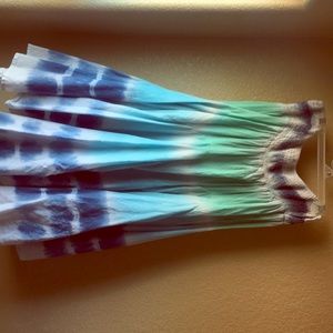 Tie Dye Ruffled Skirt